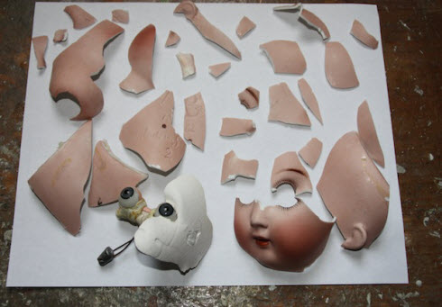 Image result for doll smashed